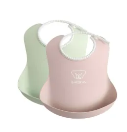 babybjorn-2-duze-sliniaki-powder-green-powder-pink