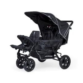 childhome-wozek-trzyosobowy-triplet-black