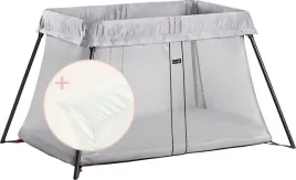 babybjorn-lozeczko-turystyczne-light-srebrny-przescieradlo