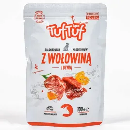 mokra-karma-dla-psa-tuf-tuf-wolowina-z-dynia-100-g-saszetka-tania