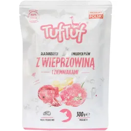 mokra-karma-dla-psa-tuf-tuf-mielonka-wieprzowina-z-ziemniakami-300-g