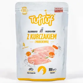 mokra-karma-dla-psa-tuf-tuf-mielonka-kurczak-z-marchewka-100-g