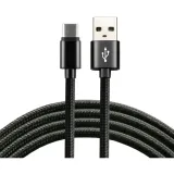 kabel-usb-usb-c-pleciony-czarny-2m-3a-everactive