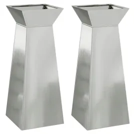 donica-slupowa-2-szt-srebrny-40-x-40-x-100-cm