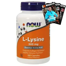now-foods-l-lizyna-500-mg-100-kaps-odpornosc-stawy-kosci-masa-miesniowa