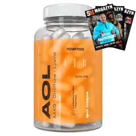 nowmax-aol-90kaps-aakg-lizyna-ornityna-aminokwasy-cykl-krebsa-lisine