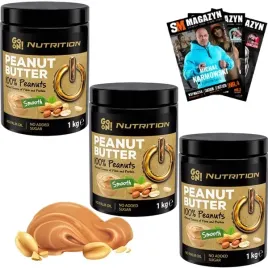 go-on-maslo-orzechowe-smooth-3x1000g-peanut-butter