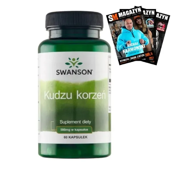 SWANSON KORZEŃ KUDZU ROOT 500mg 60k DETOKS NAŁOGI