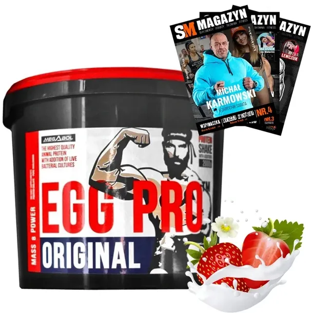 MEGABOL EGG PRO 2000G BIAŁKO Z JAJ 92% BIAŁKA WHEY