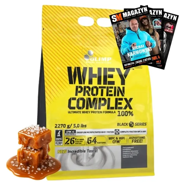 OLIMP WHEY PROTEIN COMPLEX 2270g IZOLAT BIAŁKO WPC MASA MIĘŚNIE REGENERACJA