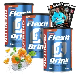 nutrend-flexit-kolagen-wapn-magnez-msm-zdrowe-stawy-kosci-kontuzje-3x400-g