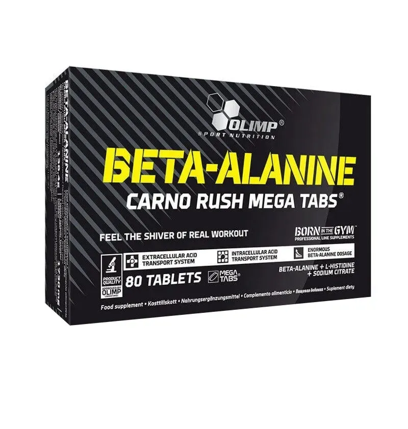 olimp-beta-alanine-carno-rush-80-tabl-beta-alanina-skladnik-dominujacy-beta-alanina