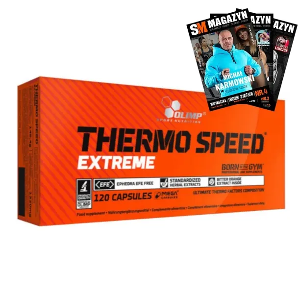 OLIMP THERMO SPEED EXTREME 120 kaps REDUKCJA TŁUSZCZU ODCHUDZANIE