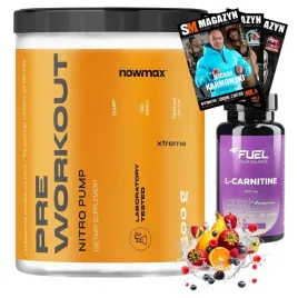 nowmax-pre-workout-pump-500-g-wytrzymalosc-pompa-4f-fuel-l-carnitine-caps