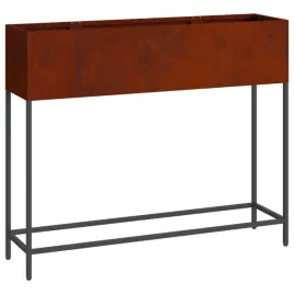 podwyzszona-doniczka-ogrodowa-rdzawy-100-x-26-x-82-cm