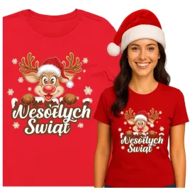 koszulka-swiateczna-damska-prezent-wesolych-swiat-rudolf-christmas