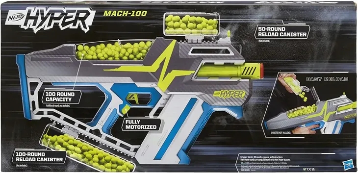 karabin-nerf-hyper-pojemnosc-100-kulek-marka-nerf