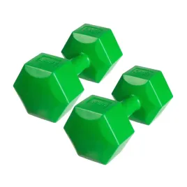 drfit-hantle-ciezarki-do-cwiczen-fitness-szesciokatne-zestaw-2x-5kg-zielone