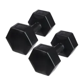 drfit-hantle-ciezarki-do-cwiczen-fitness-szesciokatne-zestaw-2x-6kg-czarne