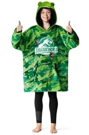 jurassic-world-bluza-dinozaur-dla-dzieci-zielony-fleece-hoodie-z-3d