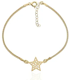 zlota-bransoletka-elegancka-z-azurowa-gwiazdka-srebro-925