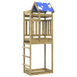 wieza-zabaw-brazowy-85-x-525-x-239-cm-drewno-impregnowane-lite