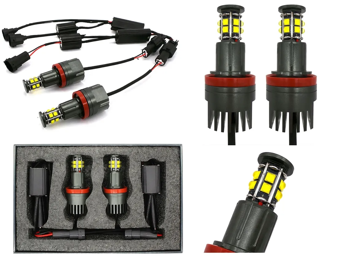 zarowki-led-h8-ringi-bmw-e90-e91-e92-e60-e70-x5-x6-canbus-5500k-stan-nowy
