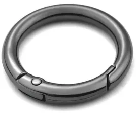 kolko-do-breloczka-kluczy-grafitowe-grube-diy-otwierany-karabinczyk-28-mm