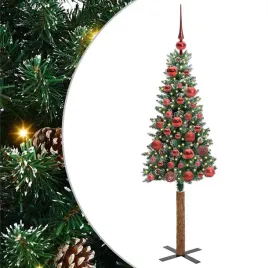 szczupla-choinka-zielony-150-cm-pvc-i-lite-drewno-sosnowe