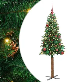 szczupla-choinka-zielony-150-cm-pvc-i-lite-drewno-sosnowe