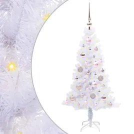 sztuczna-choinka-z-150-diodami-led-bialy-120-cm-pvc-i-stal