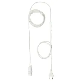 ikea-strala-oprawka-z-kablem-4m-bialy