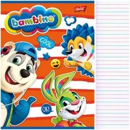 zeszyt-bambino-a5-3-linia-dwukolorowa-16-kartek-unipap-szkolny-laminowany