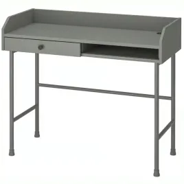 ikea-hauga-biurko-szary-100x45-cm