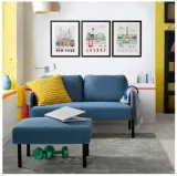 ikea-glostad-podnozek-knisa-niebieski-stan-nowy