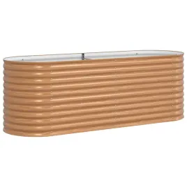 podniesiony-grzadka-brazowy-240-x-80-x-81-cm-stal