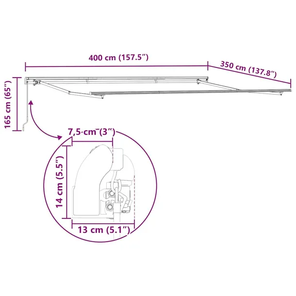 markiza-400-350-cm-poliester-stan-nowy-marka-vidaxl