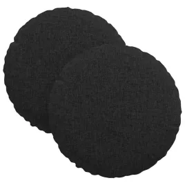 poduszki-na-siedziska-2-szt-czarny-o30-x-13-cm-tkanina