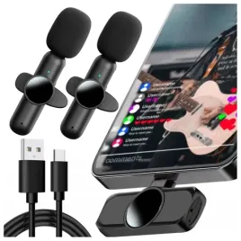 mikrofon-bezprzewodowy-2x-zestaw-usb-c-redukcja-szumu-lekka-konstrukcja