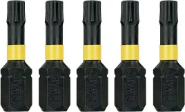 konc-wkret-udar-t25x25-torsion-5szt-dewalt