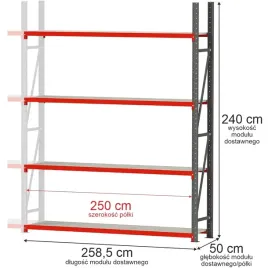 regal-metalowy-magazynowy-4-polkowy-1000kg-dostawny-240x50-warsztat-mega-m