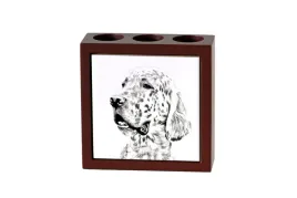 english-setter-lawerack-laverack-pen-holder-with-a-dog-desk-organizer
