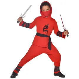stroj-dla-dzieci-ninja-wojownik-czerwony-amscan-104-116-cm