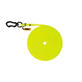 dingo-smycz-treningowa-dla-psa-flex-honey-zolta-bez-raczki-1cm-10m