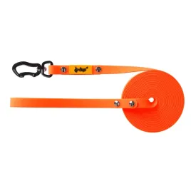 dingo-smycz-treningowa-dla-psa-flex-pomaranczowa-z-raczka-16x5m