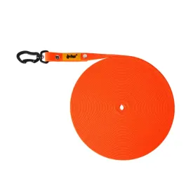 dingo-smycz-treningowa-dla-psa-flex-pomaranczowa-bez-raczki-2x10m