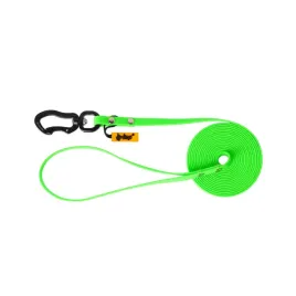 dingo-smycz-treningowa-dla-psa-flex-z-raczka-zielona-16x5m