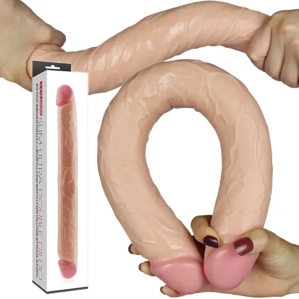 Dwustronny Penis W Dwie Szparki Lub Dla Par, Sex Dildo Podwójne