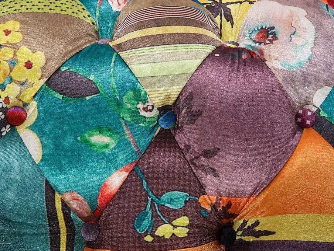 fotel-patchwork-zielono-zolty-chesterfield