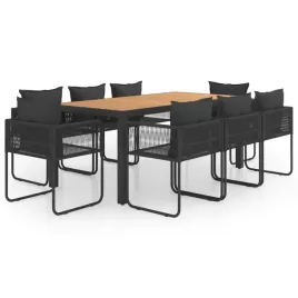 9-czesciowy-zestaw-mebli-ogrodowych-rattan-pvc-czarno-brazowy